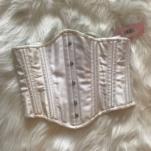 Playgirl White Tight Lacing Waist Trainer